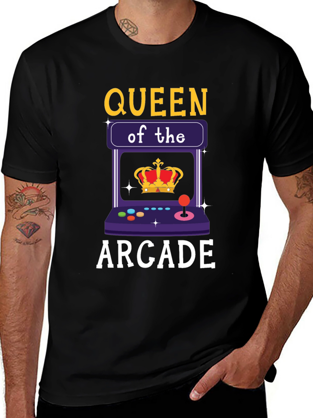 Queen of the Arcade T-Shirt - Gamer Tee