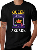 Queen of the Arcade T-Shirt - Gamer Tee