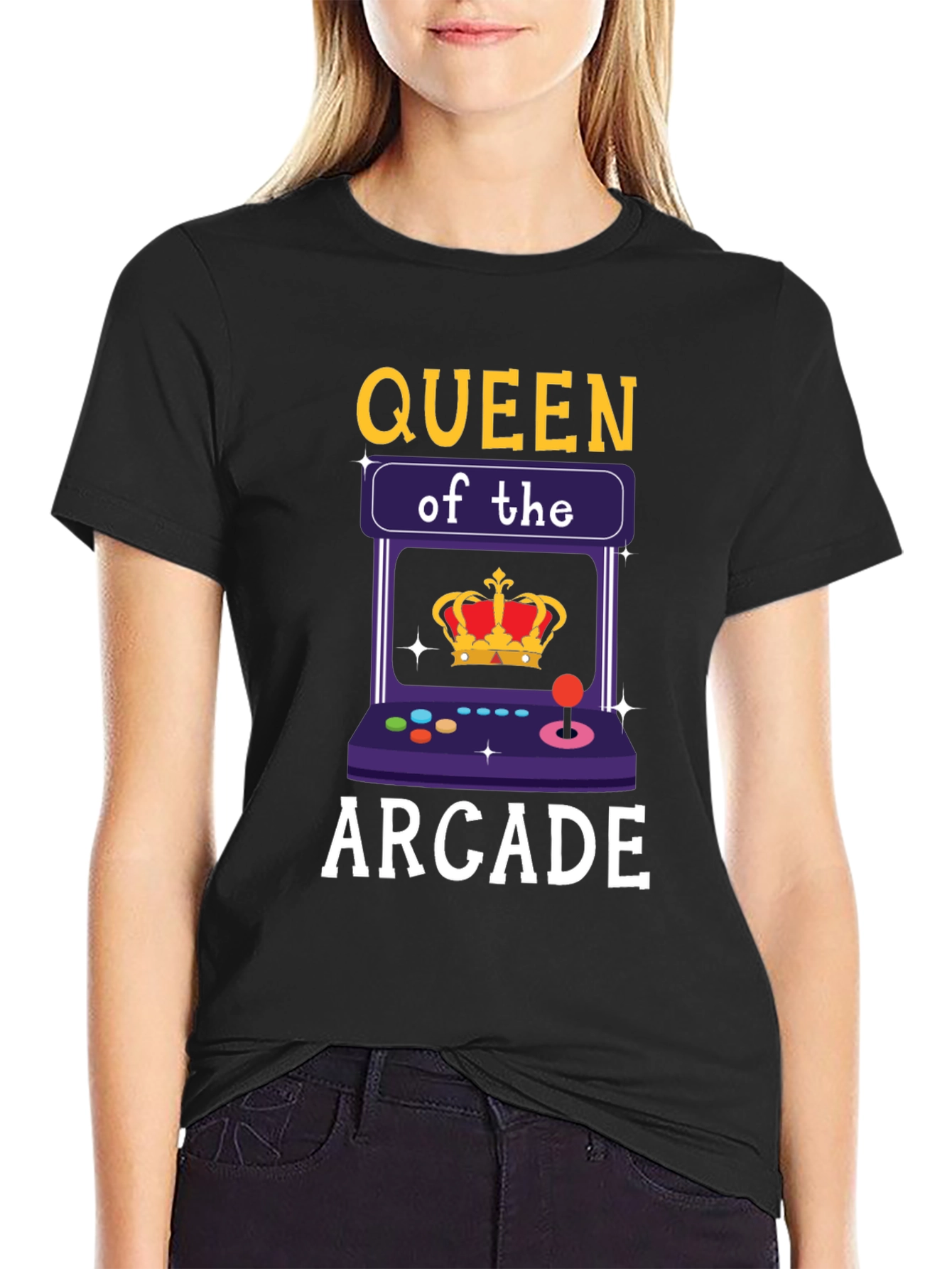 Queen of the Arcade T-Shirt - Gamer Tee