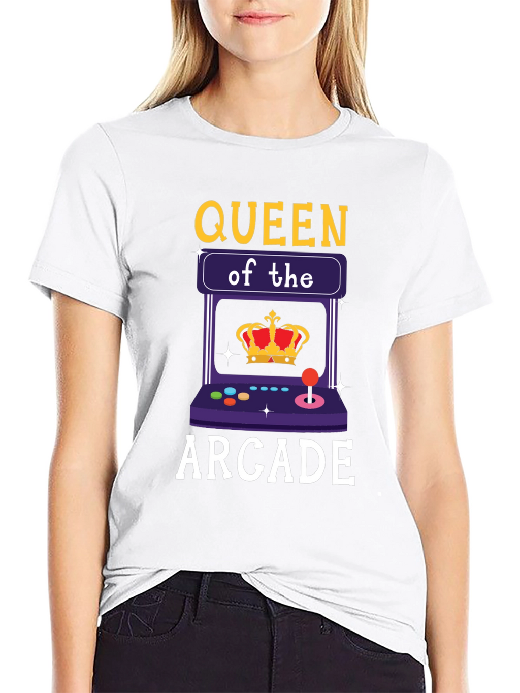 Queen of the Arcade T-Shirt - Gamer Tee
