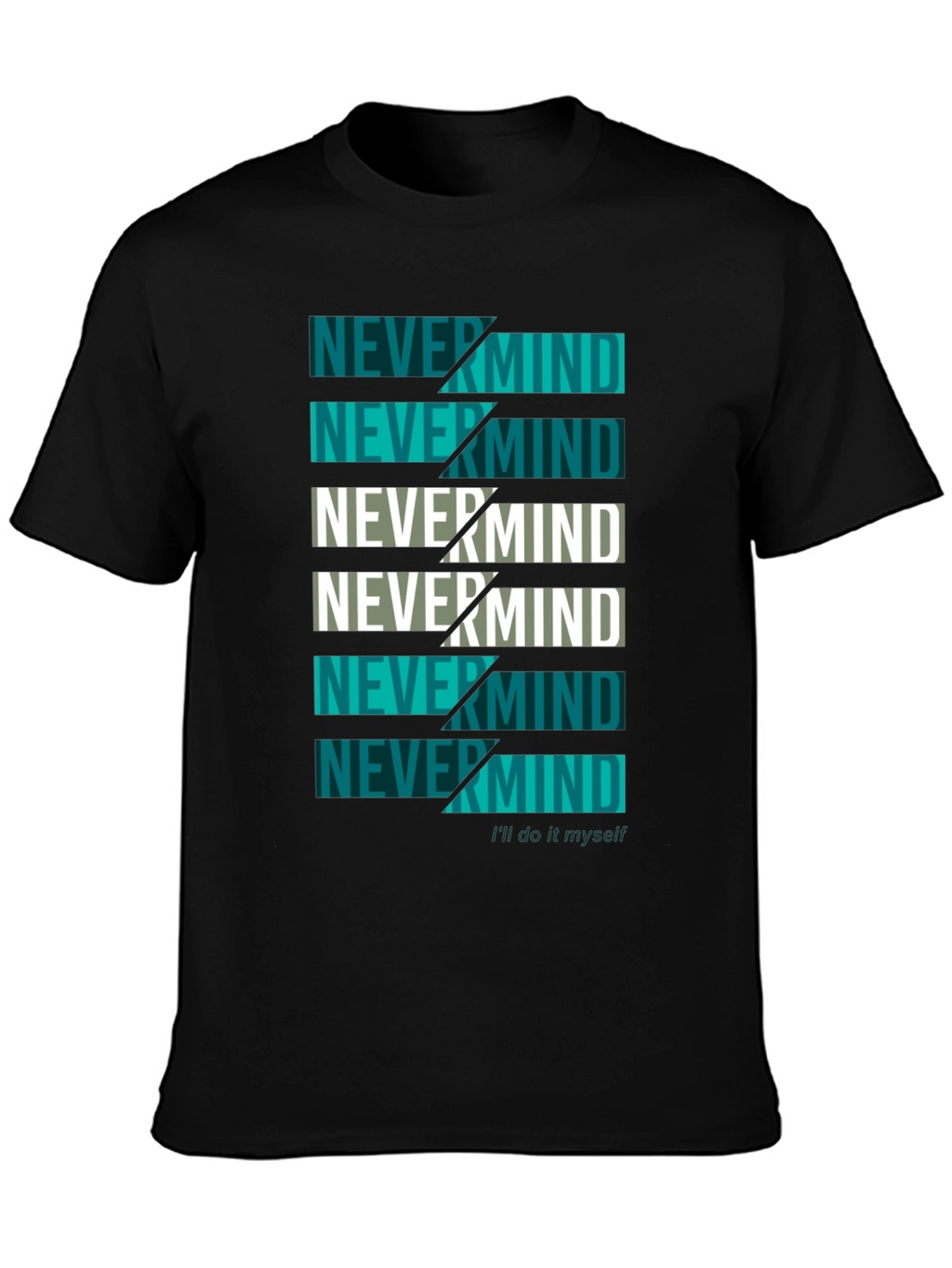 Nevermind Graphic Print Crew Neck T-Shirt