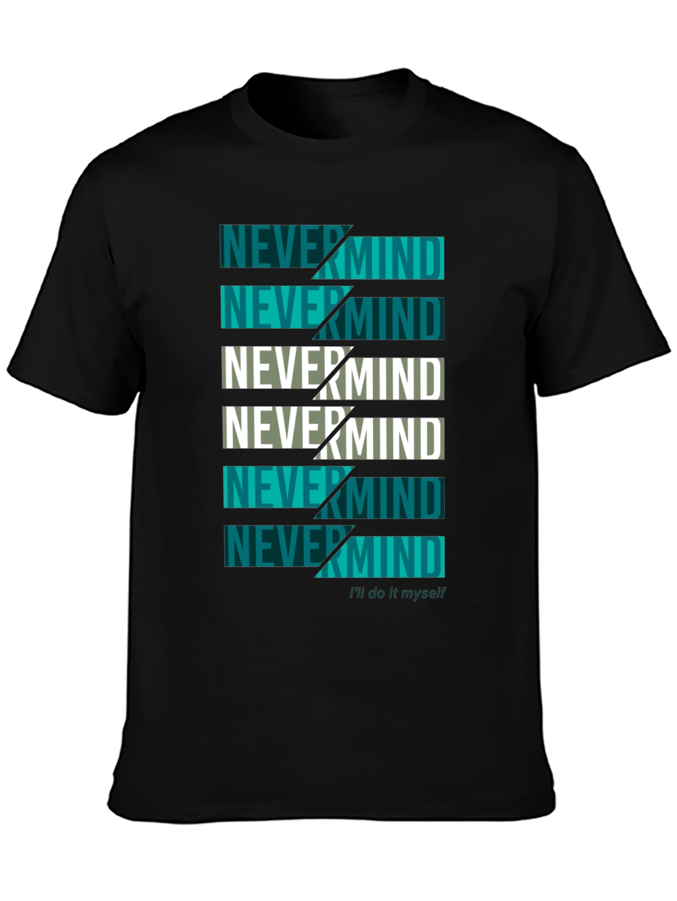Nevermind Graphic Print Crew Neck T-Shirt