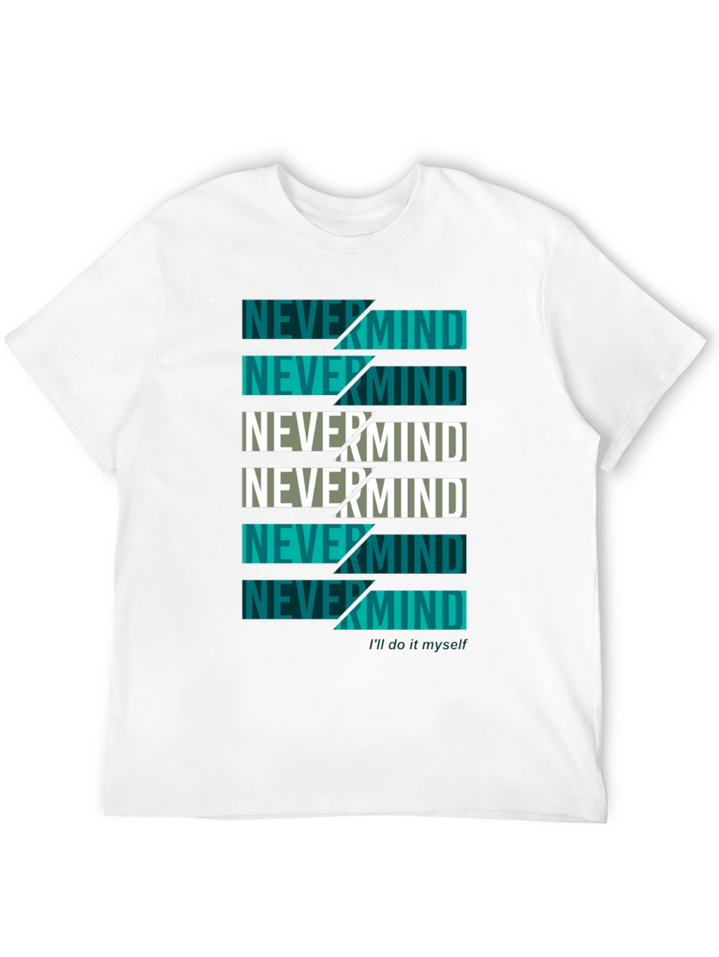Nevermind Graphic Print Crew Neck T-Shirt