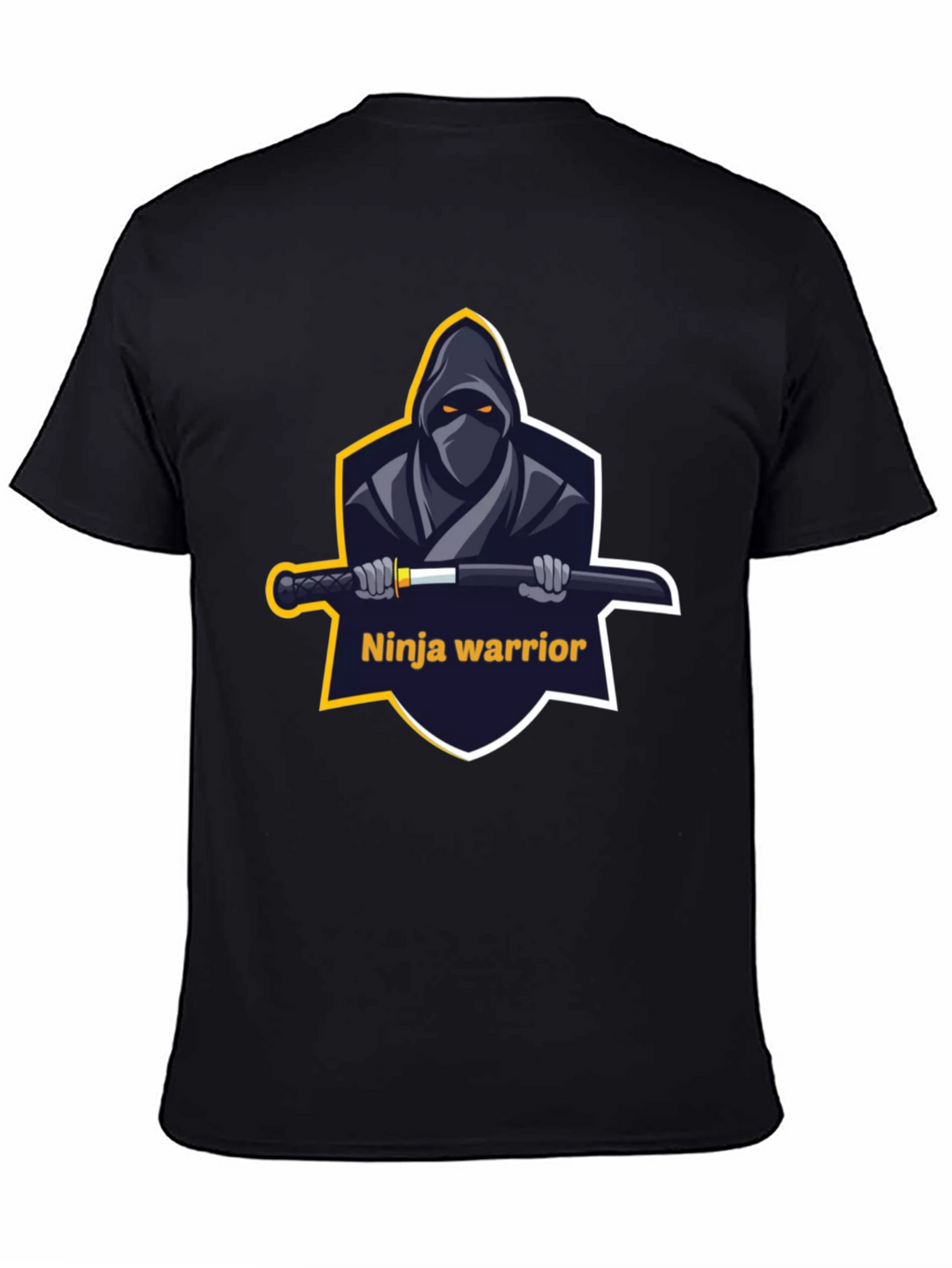 Ninja Warrior Graphic T-Shirt - Black