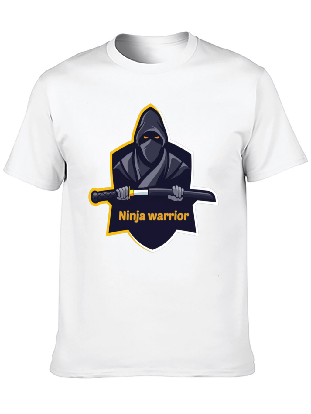 Ninja Warrior Graphic T-Shirt - Black