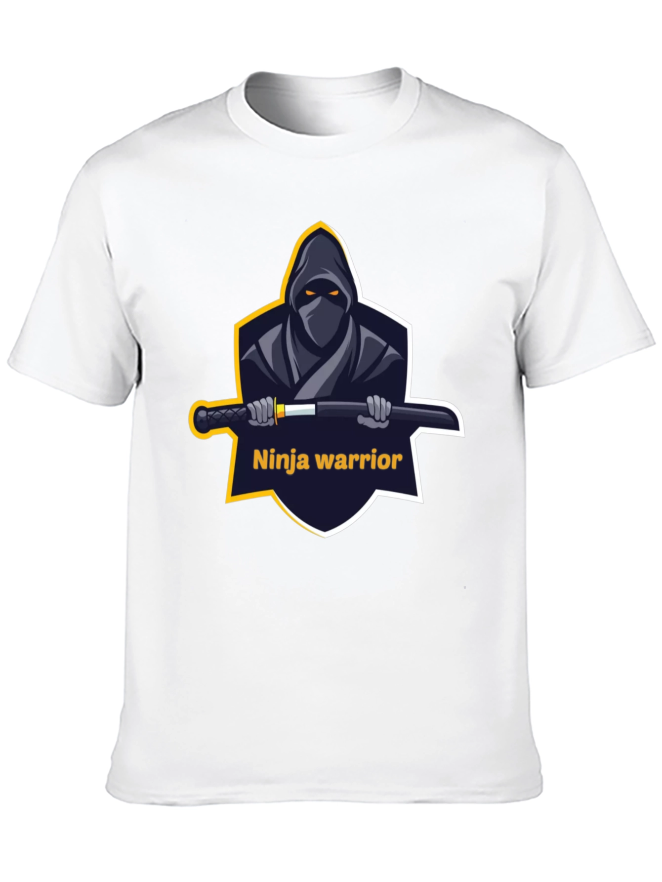 Ninja Warrior Graphic T-Shirt - Black