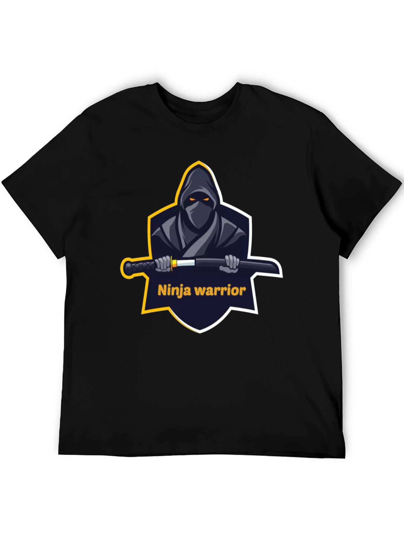 Ninja Warrior Graphic T-Shirt - Black