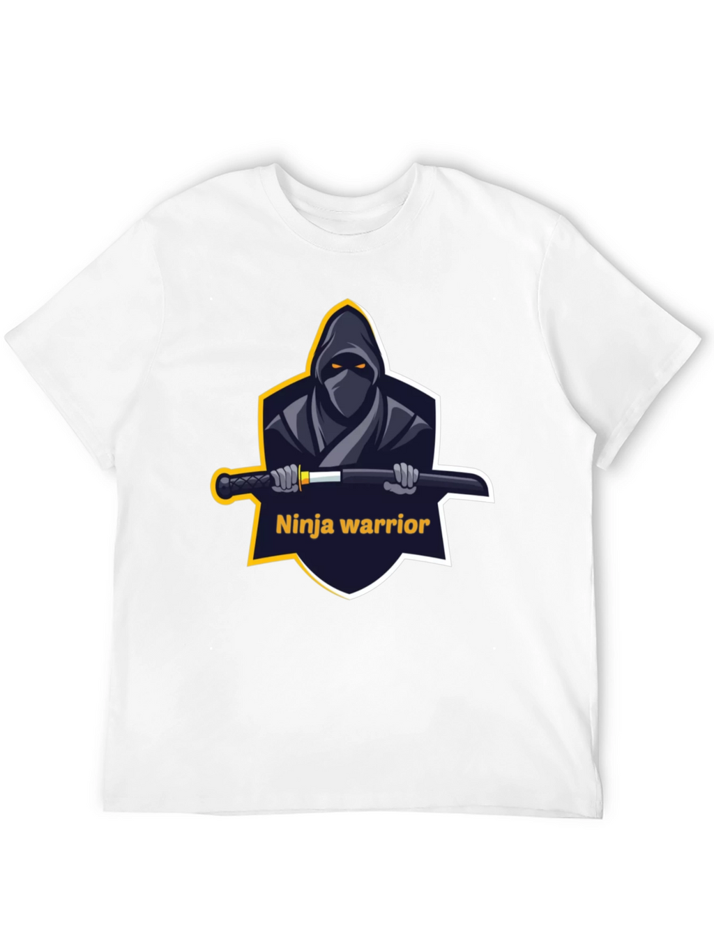 Ninja Warrior Graphic T-Shirt - Black