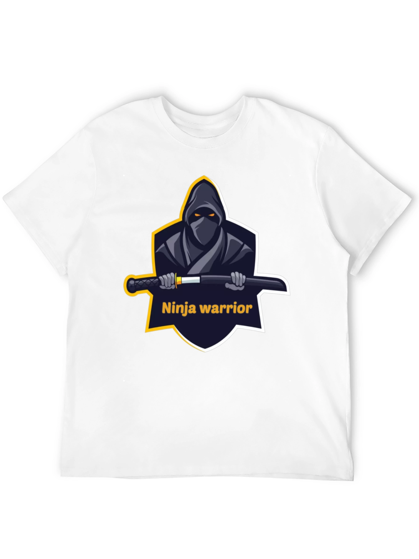 Ninja Warrior Graphic T-Shirt - Black