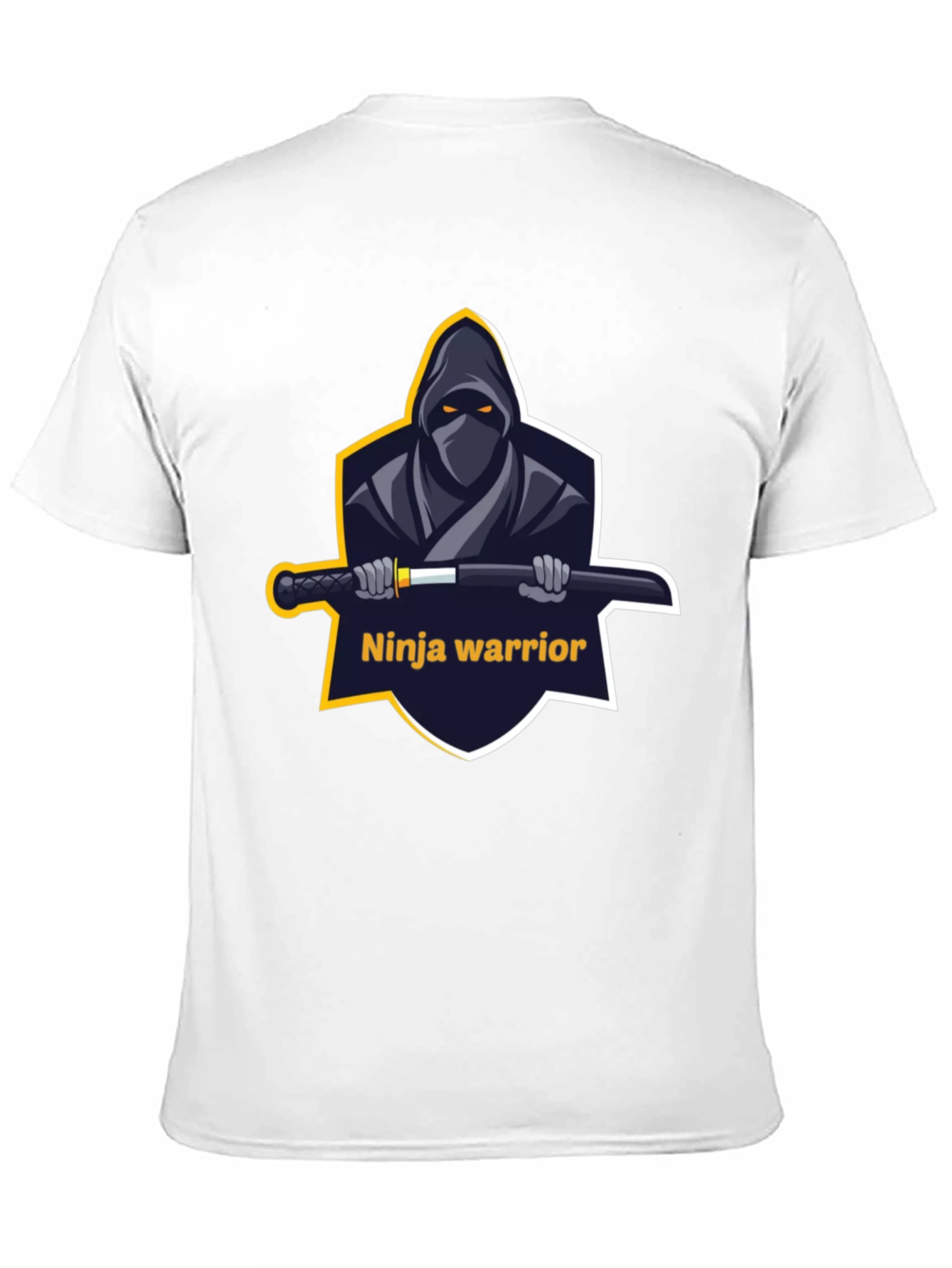 Ninja Warrior Graphic T-Shirt - Black