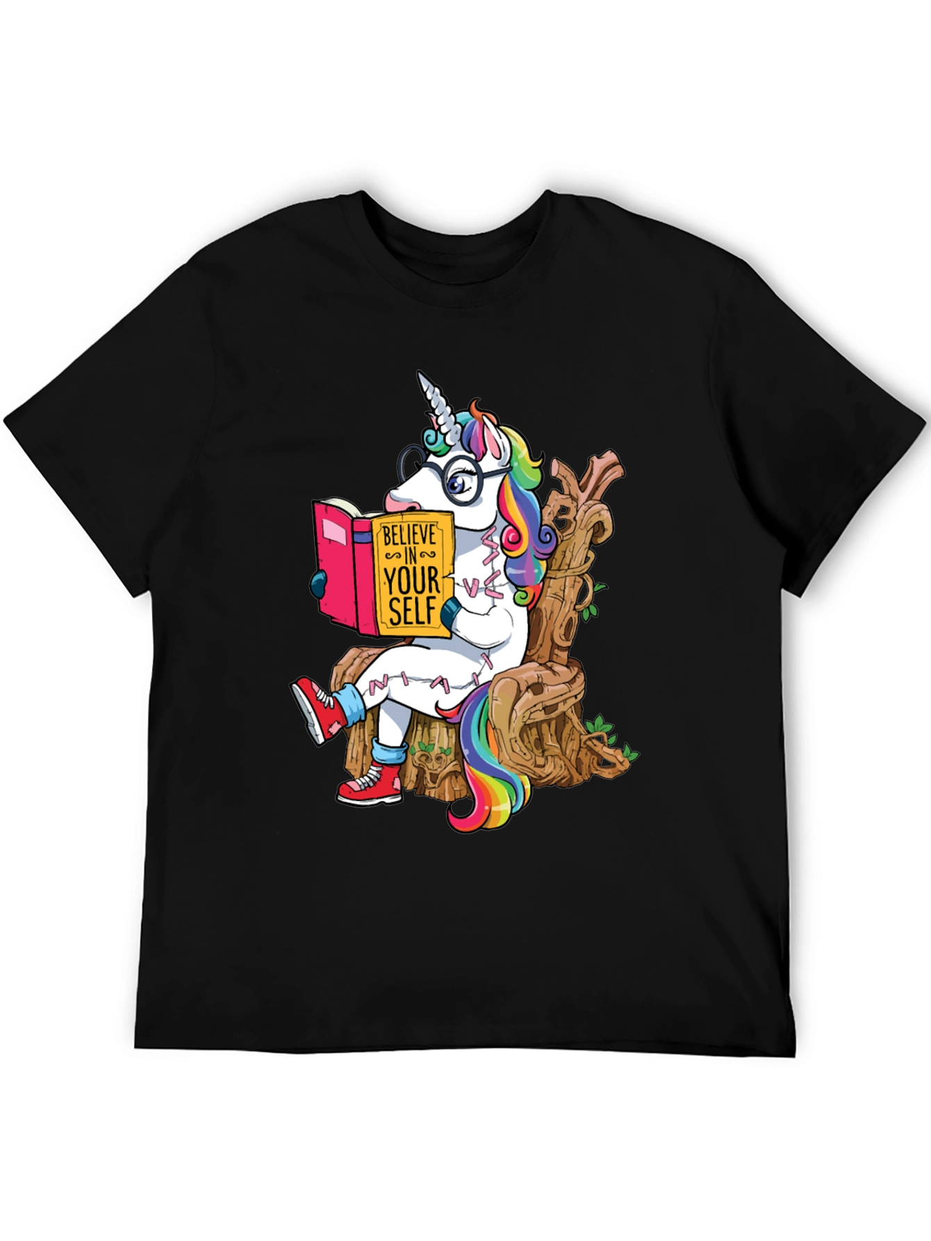 Believe in Yourself Unicorn Graphic Tee