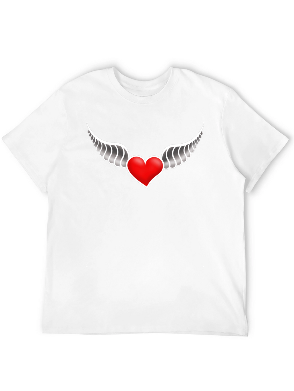 Winged Heart Black T-Shirt