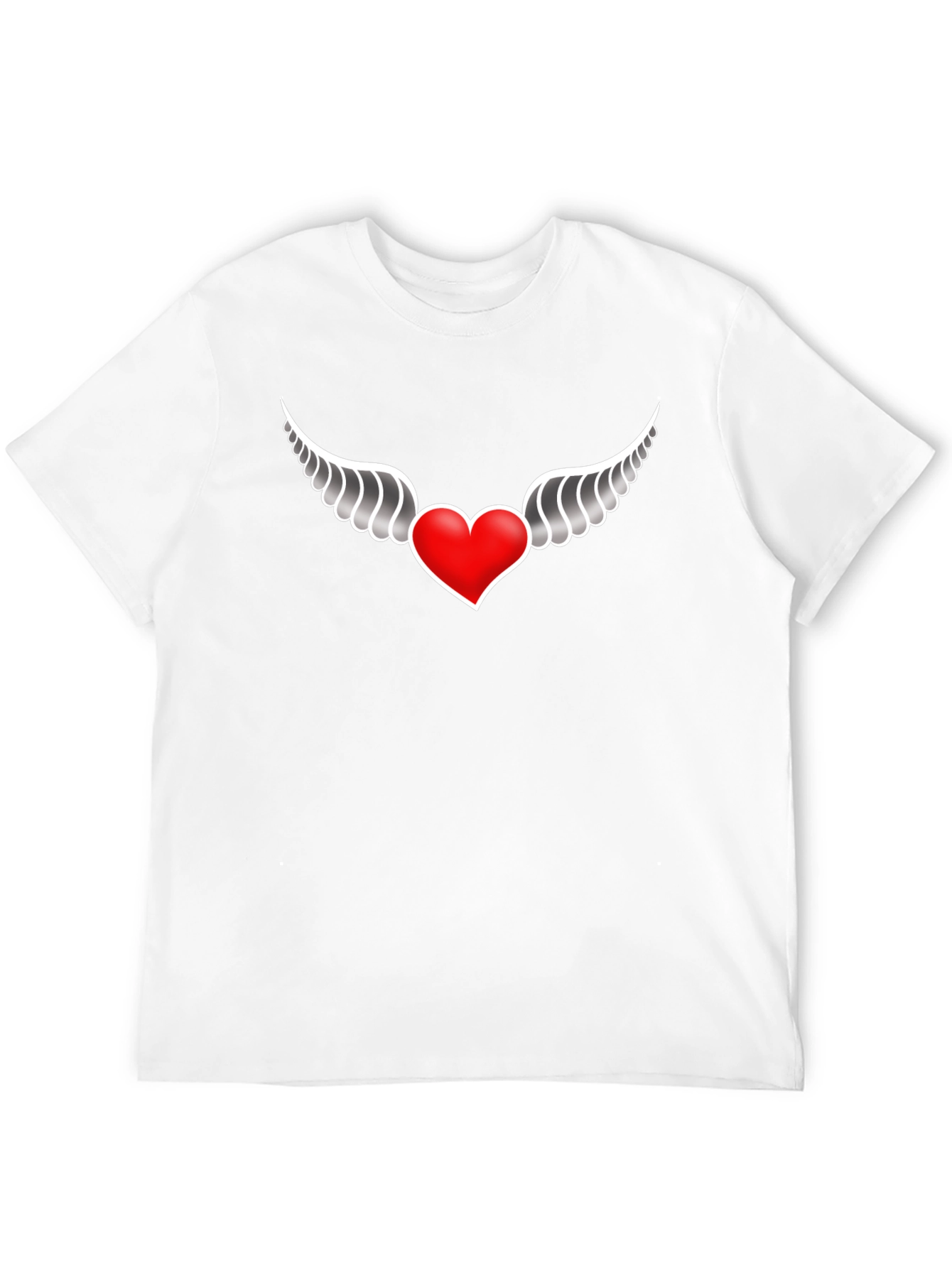 Winged Heart Black T-Shirt