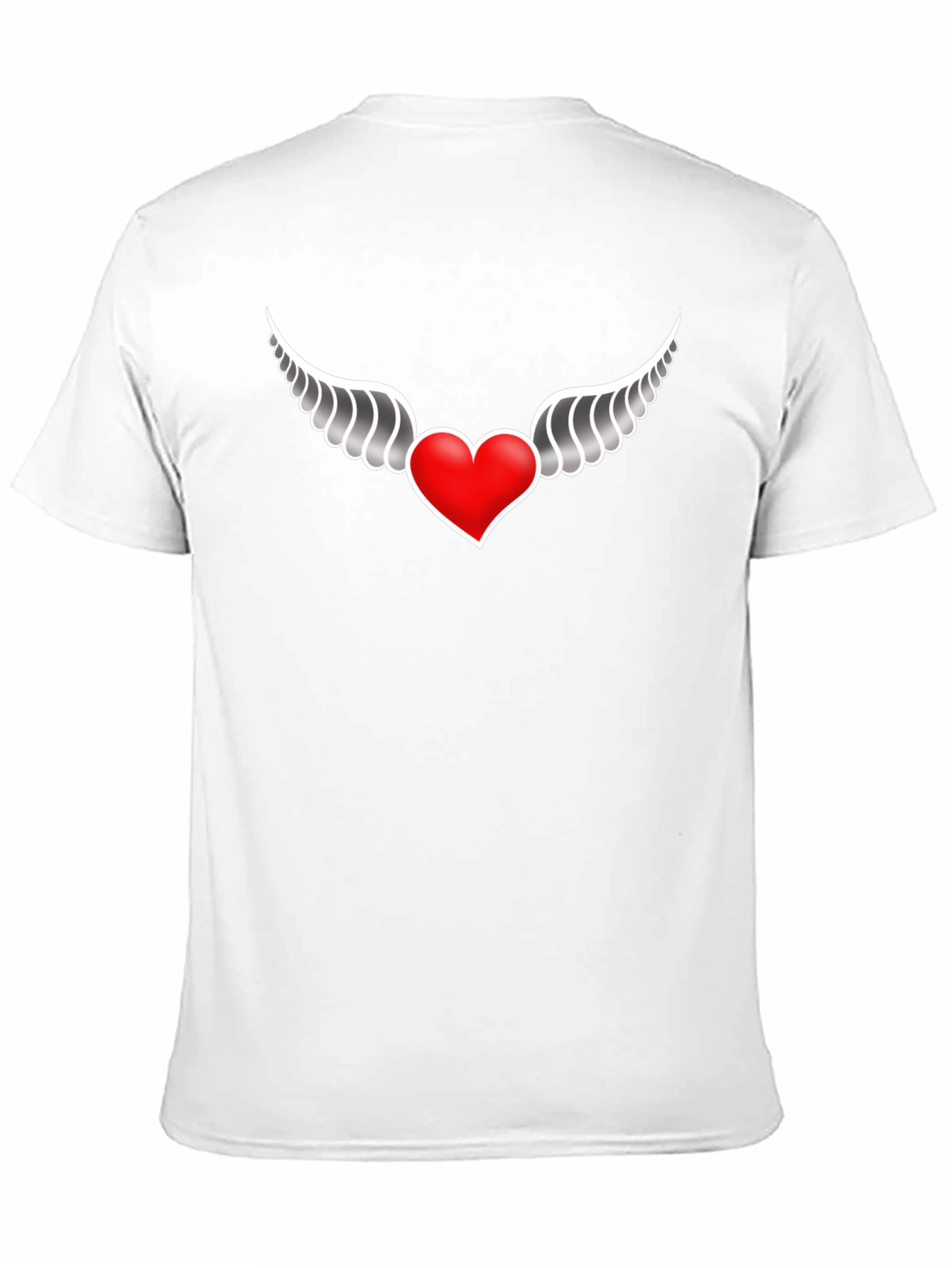 Winged Heart Black T-Shirt