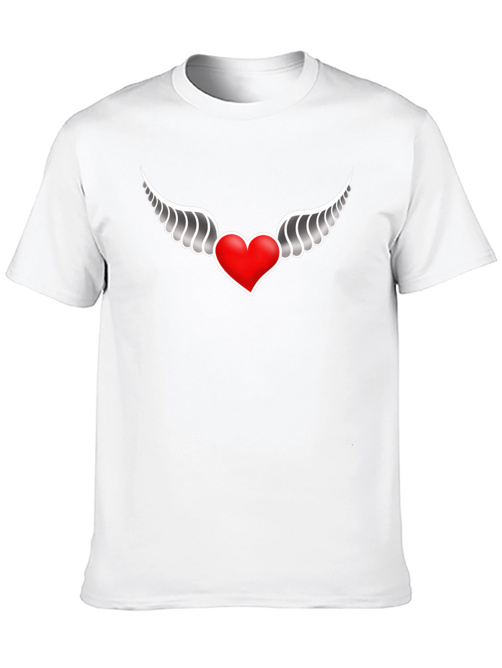 Winged Heart Black T-Shirt
