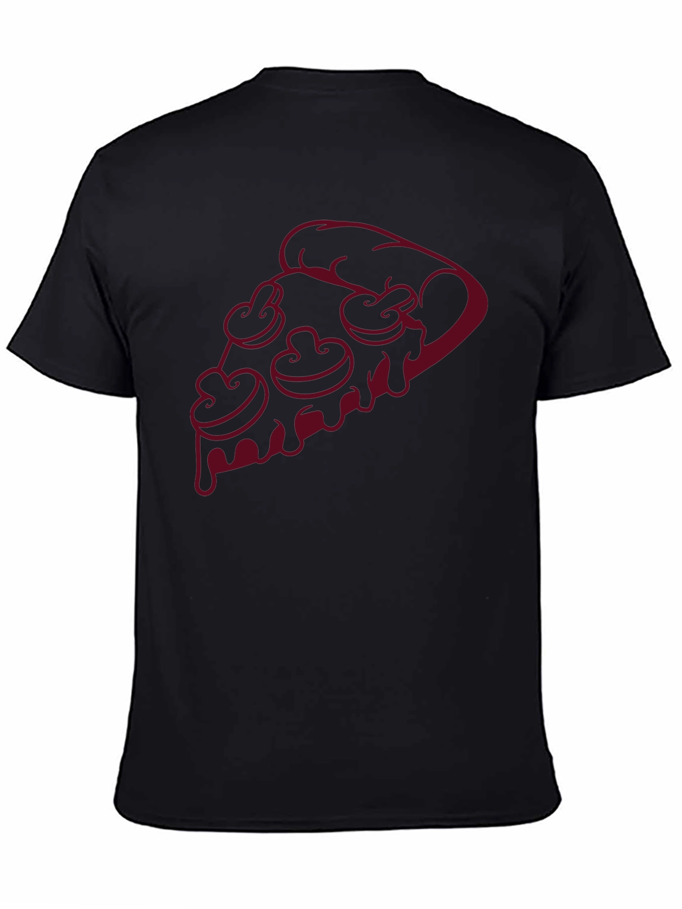 Pizza Slice Graphic Tee - Mushroom Topping