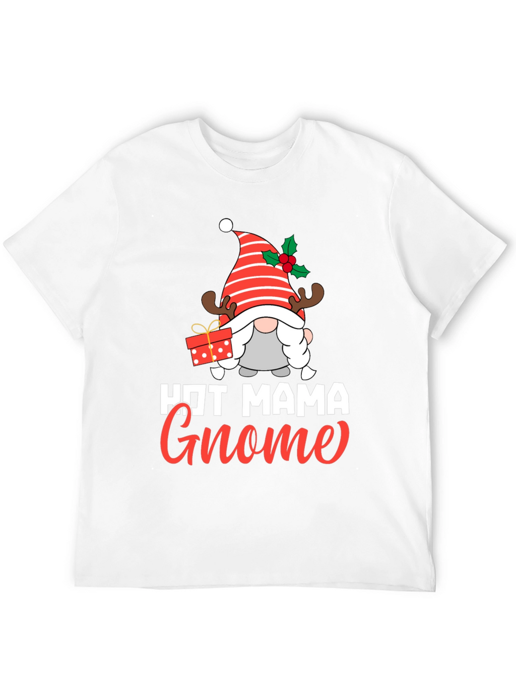 Hot Mama Gnome Christmas Graphic Tee