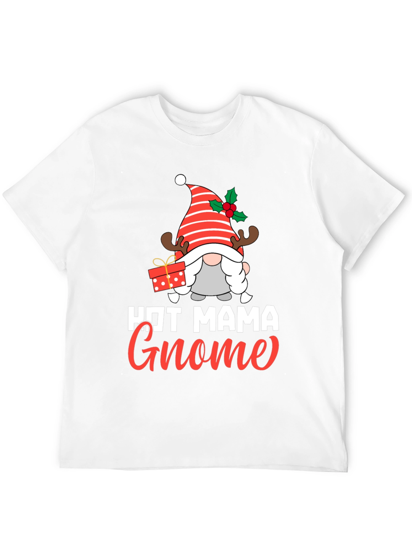 Hot Mama Gnome Christmas Graphic Tee