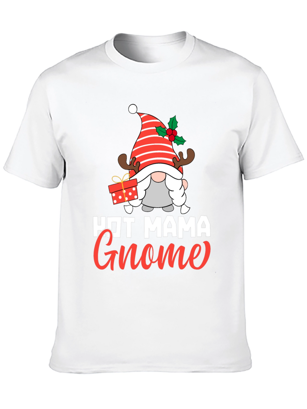 Hot Mama Gnome Christmas Graphic Tee