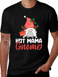 Hot Mama Gnome Christmas Graphic Tee