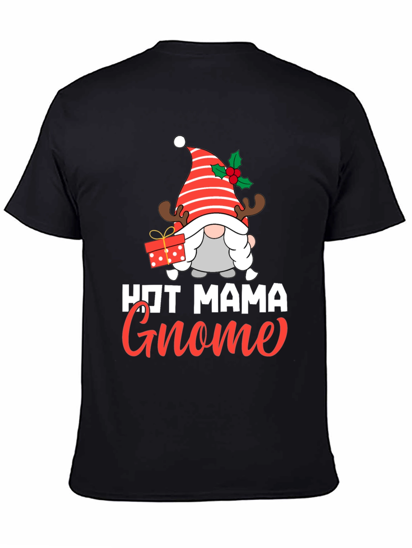 Hot Mama Gnome Christmas Graphic Tee