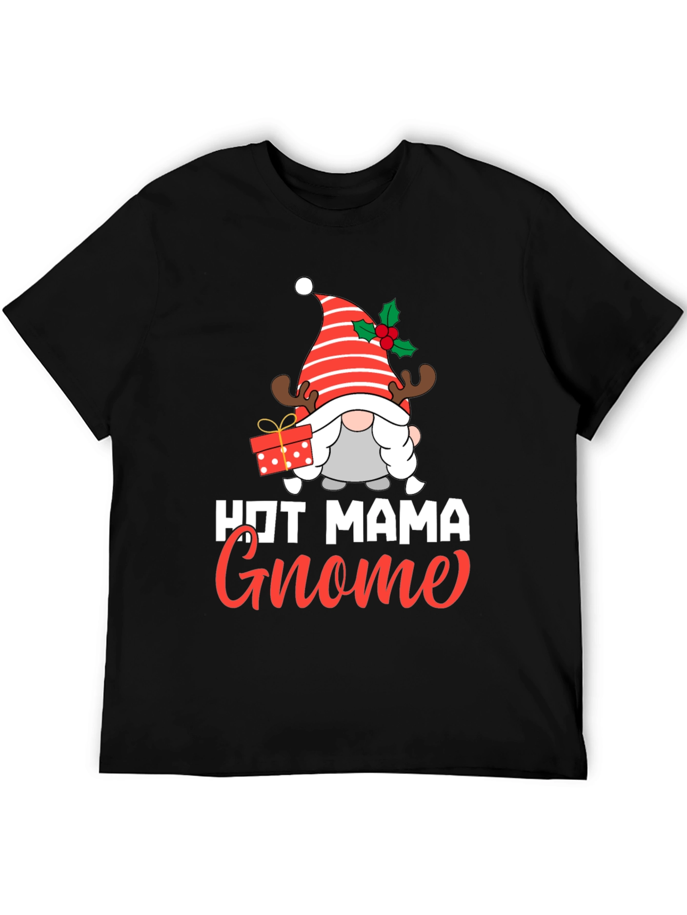 Hot Mama Gnome Christmas Graphic Tee