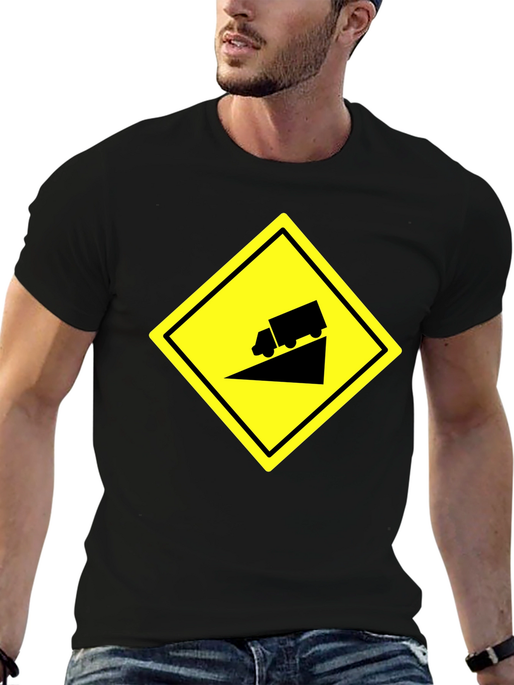 Steep Grade Truck Black T-Shirt
