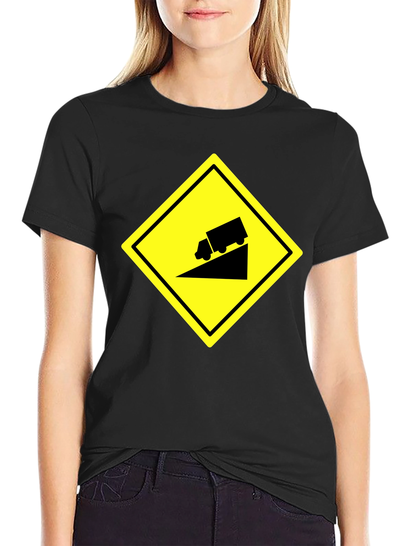 Steep Grade Truck Black T-Shirt