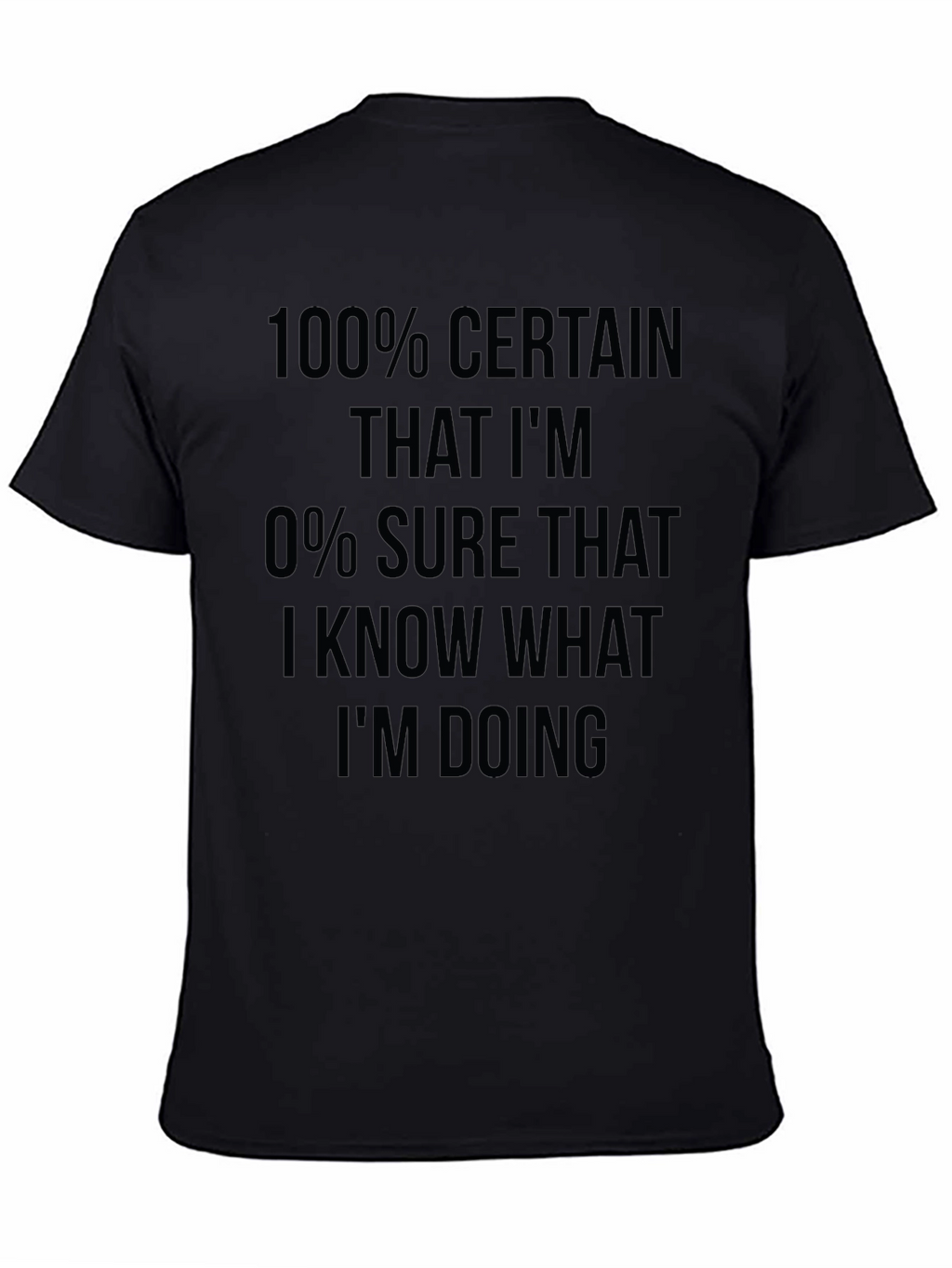 Funny Sarcastic 100% Certain T-Shirt