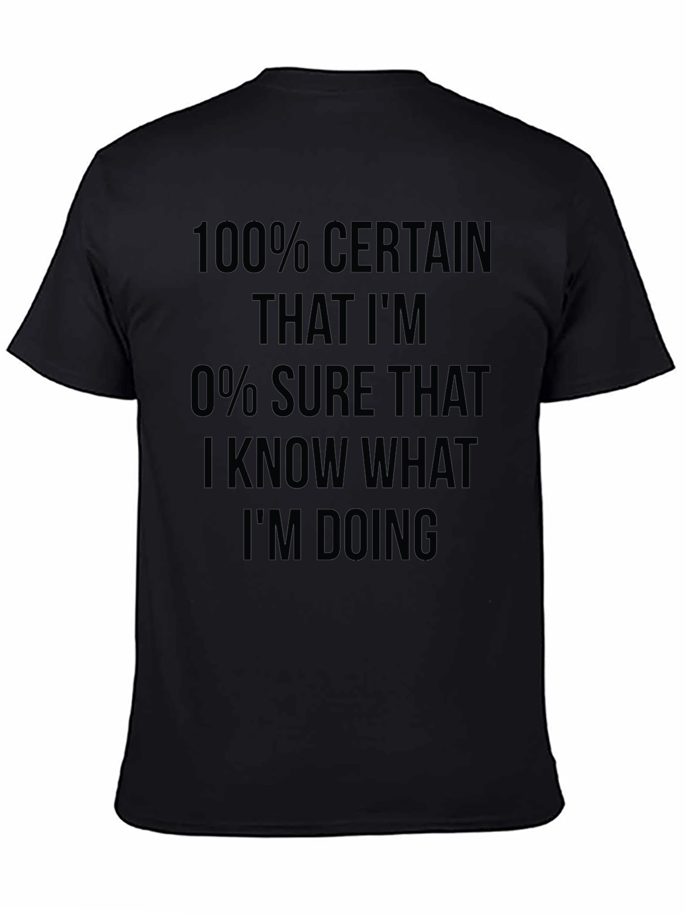 Funny Sarcastic 100% Certain T-Shirt