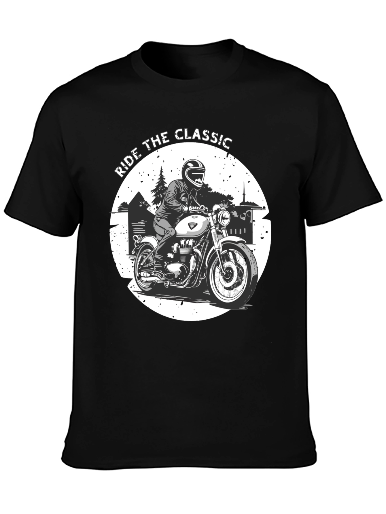 Ride the Classic Graphic Tee - Biker T-Shirt