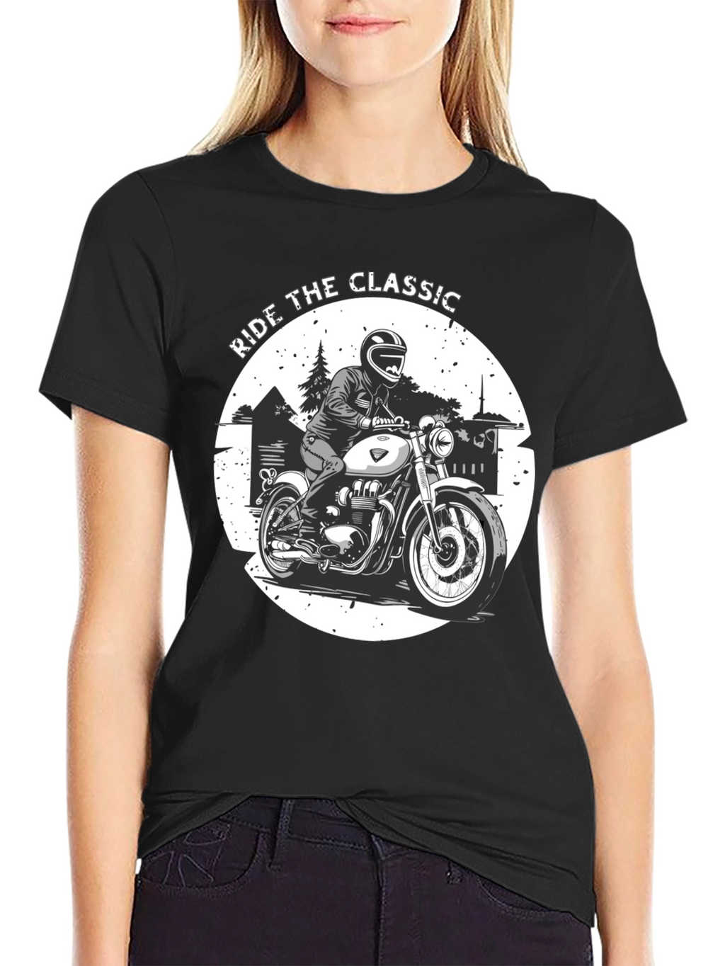 Ride the Classic Graphic Tee - Biker T-Shirt
