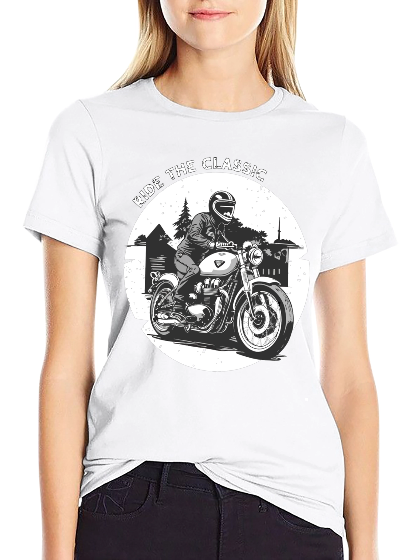 Ride the Classic Graphic Tee - Biker T-Shirt