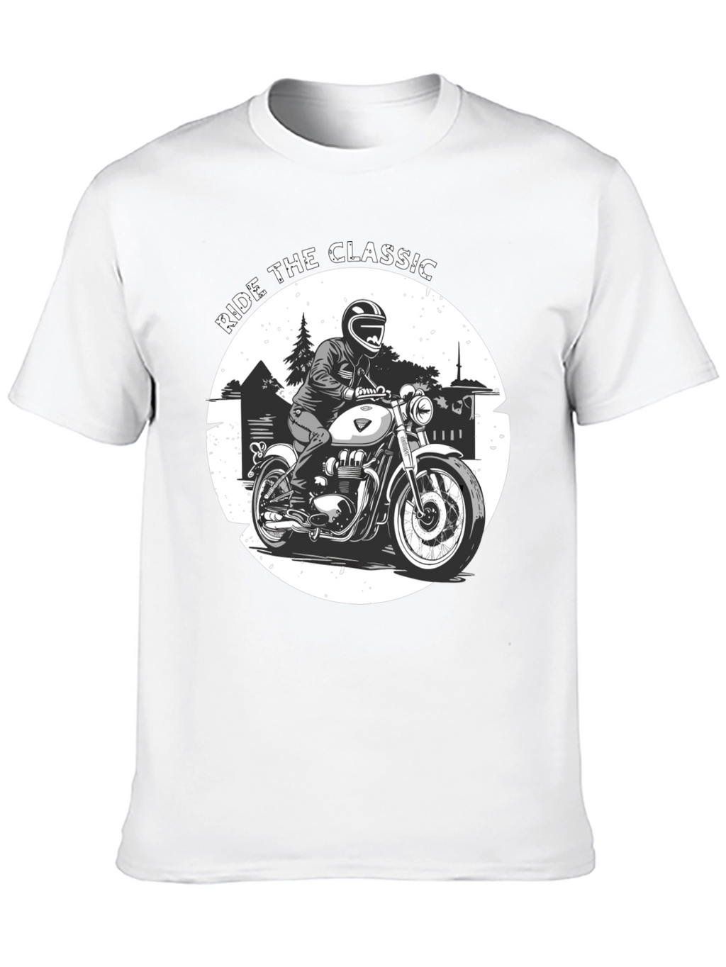 Ride the Classic Graphic Tee - Biker T-Shirt