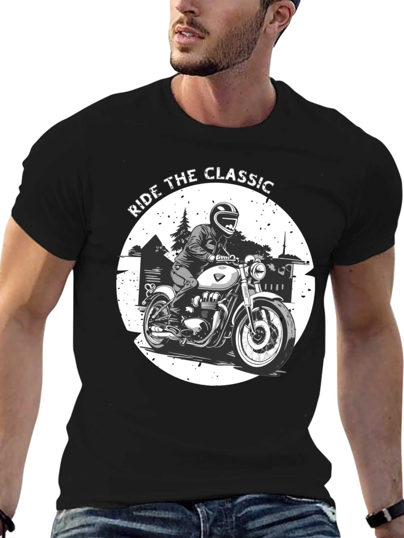 Ride the Classic Graphic Tee - Biker T-Shirt