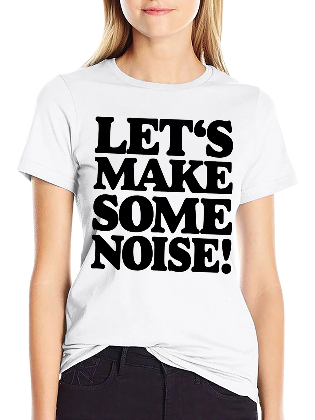 Lets Make Some Noise T-Shirt - Black Graphic Tee
