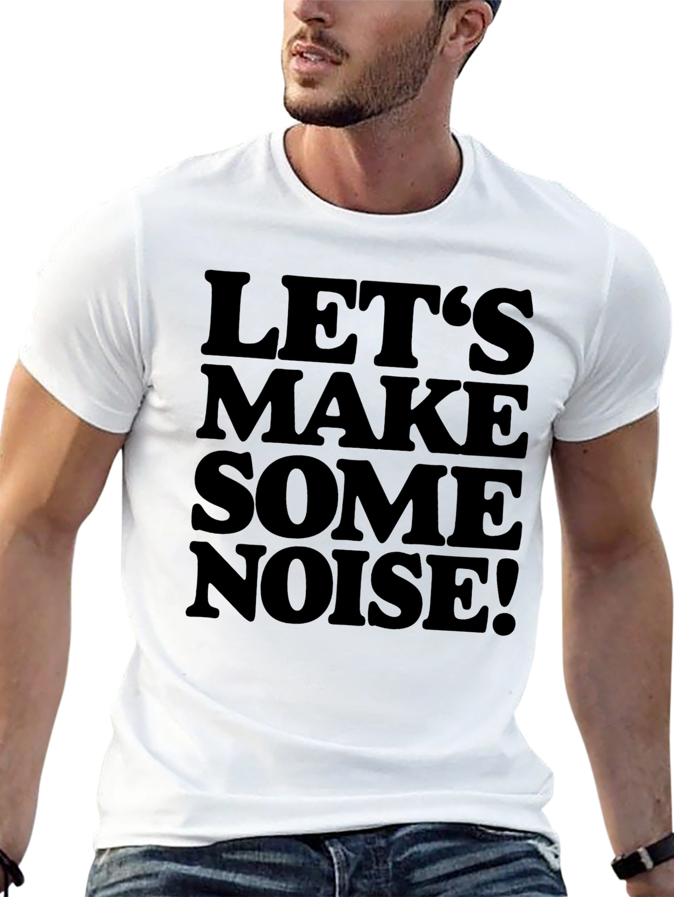Lets Make Some Noise T-Shirt - Black Graphic Tee