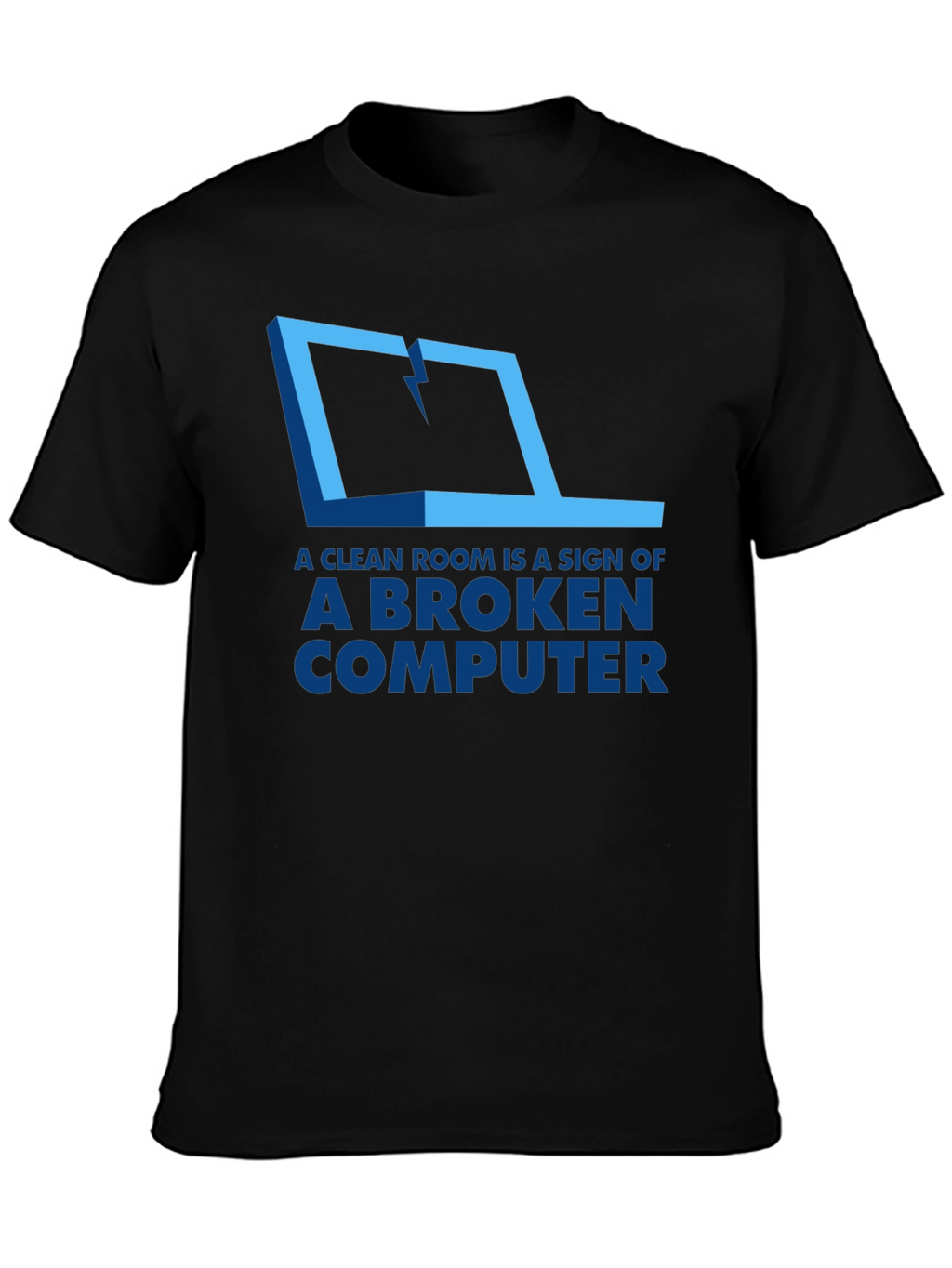 Broken Computer T-Shirt - Funny Tech Humor