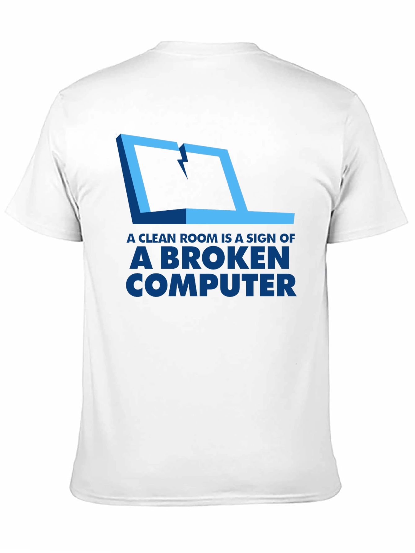 Broken Computer T-Shirt - Funny Tech Humor