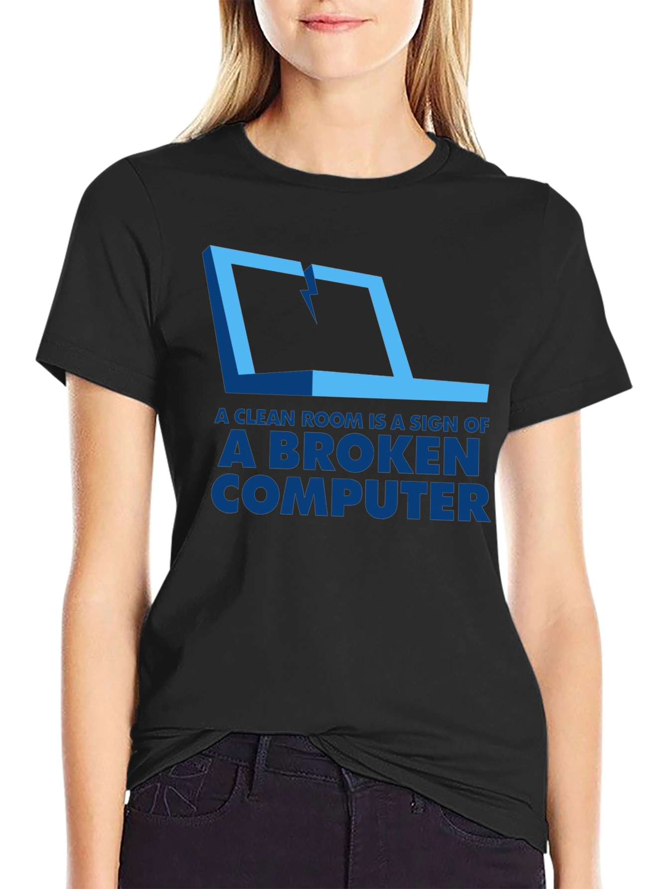 Broken Computer T-Shirt - Funny Tech Humor