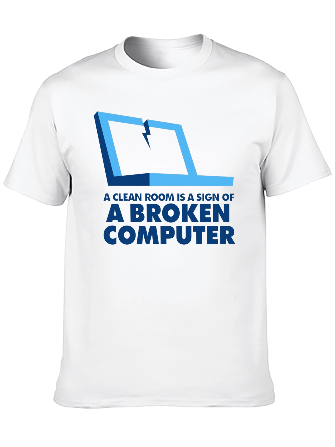 Broken Computer T-Shirt - Funny Tech Humor