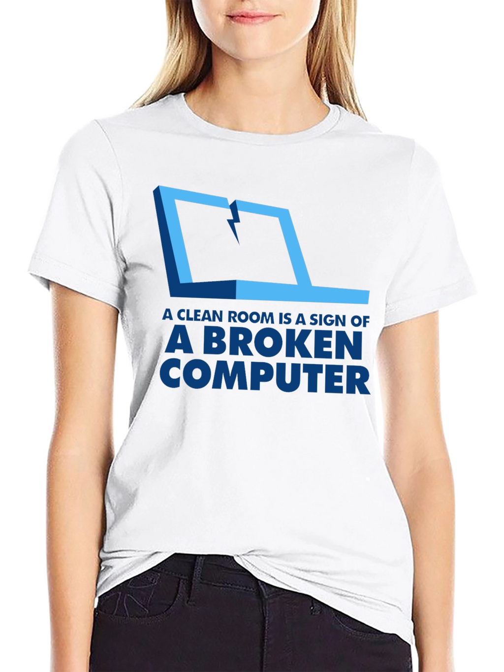 Broken Computer T-Shirt - Funny Tech Humor