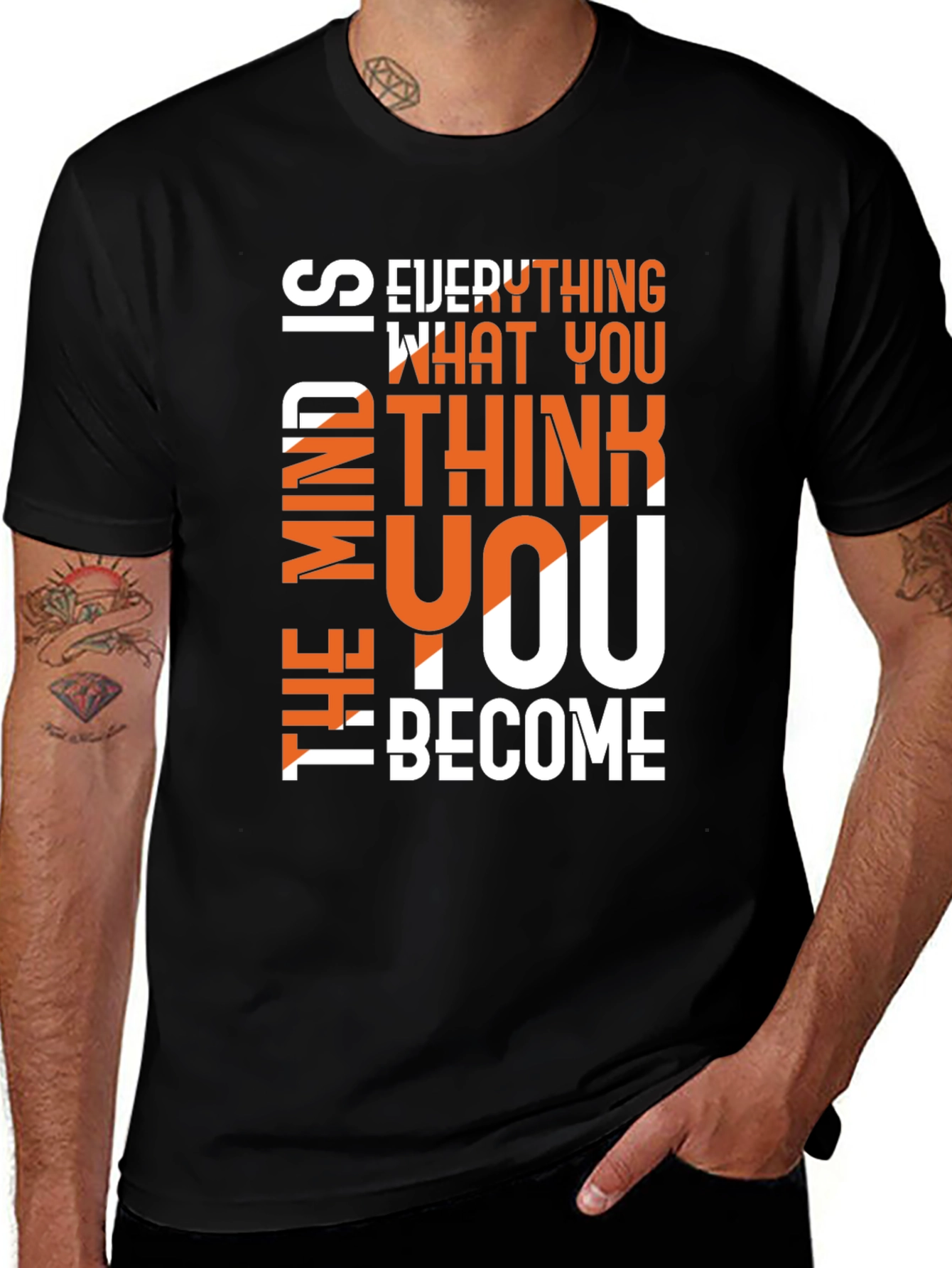 Motivational Graphic Tee - The Mind Is Everything