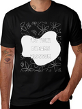 Dream Blossom Black Graphic Tee