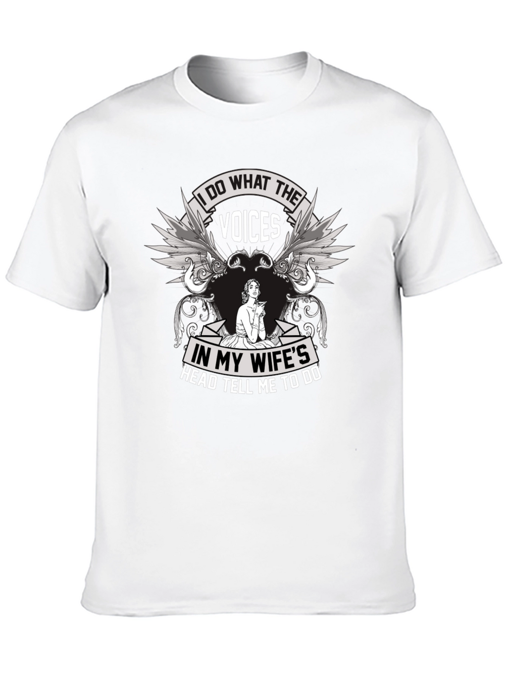 Humorous Voices Graphic T-Shirt