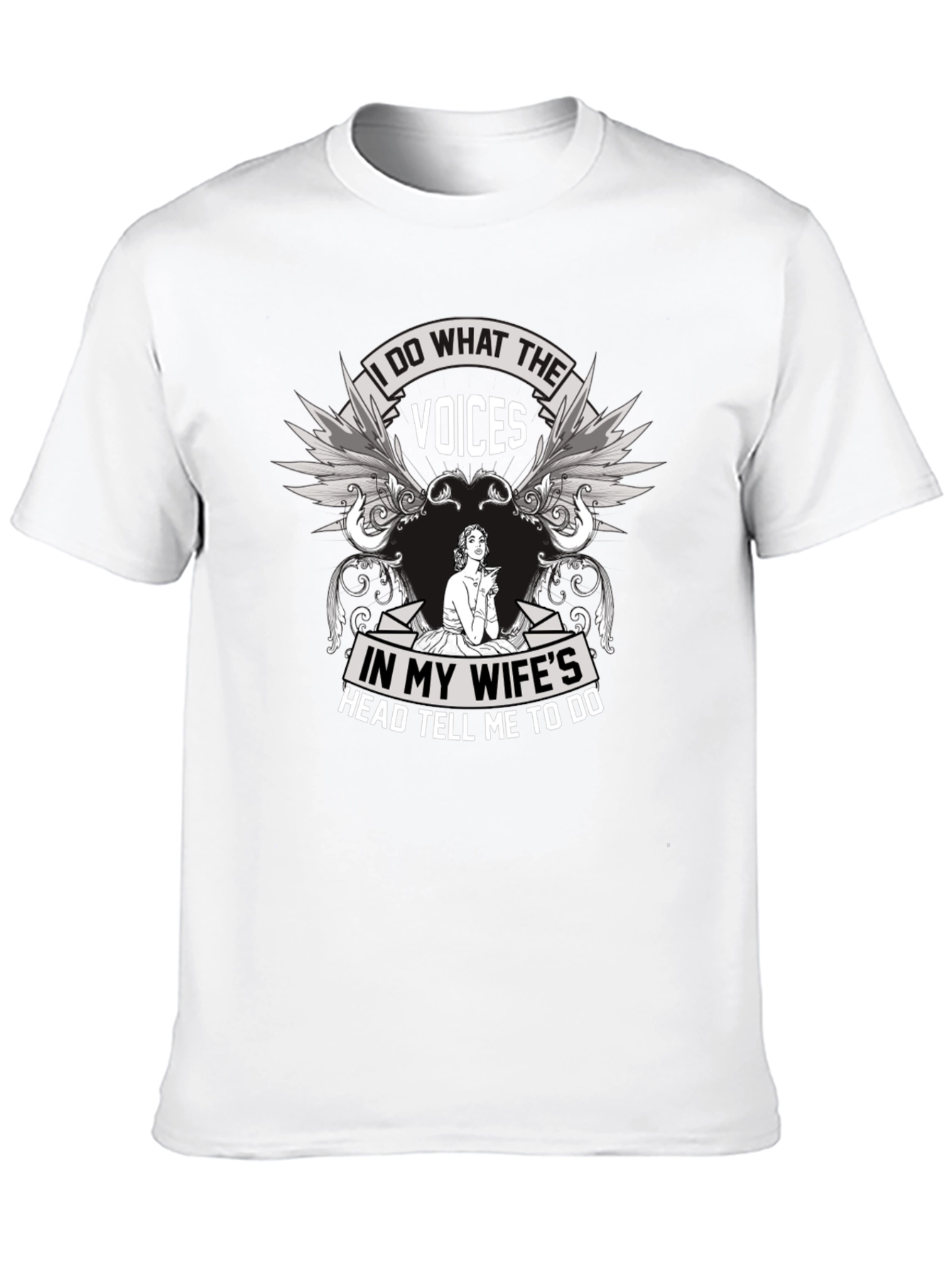 Humorous Voices Graphic T-Shirt