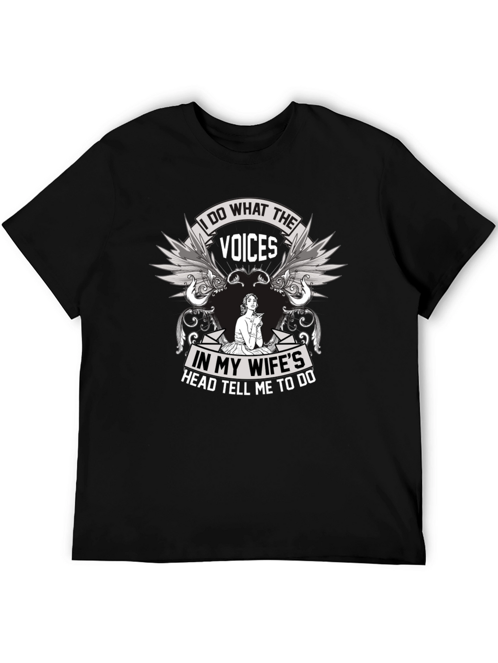 Humorous Voices Graphic T-Shirt