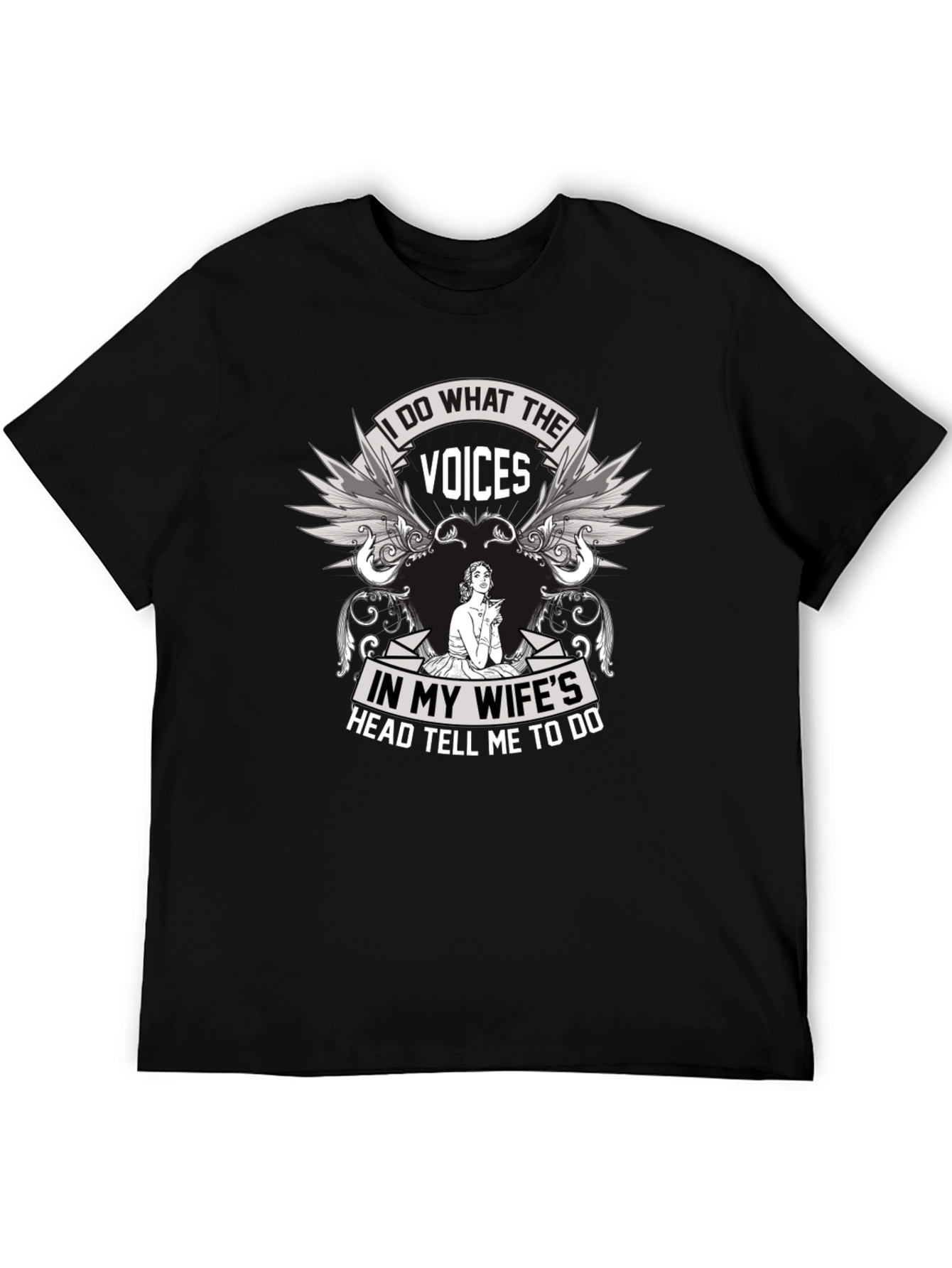 Humorous Voices Graphic T-Shirt