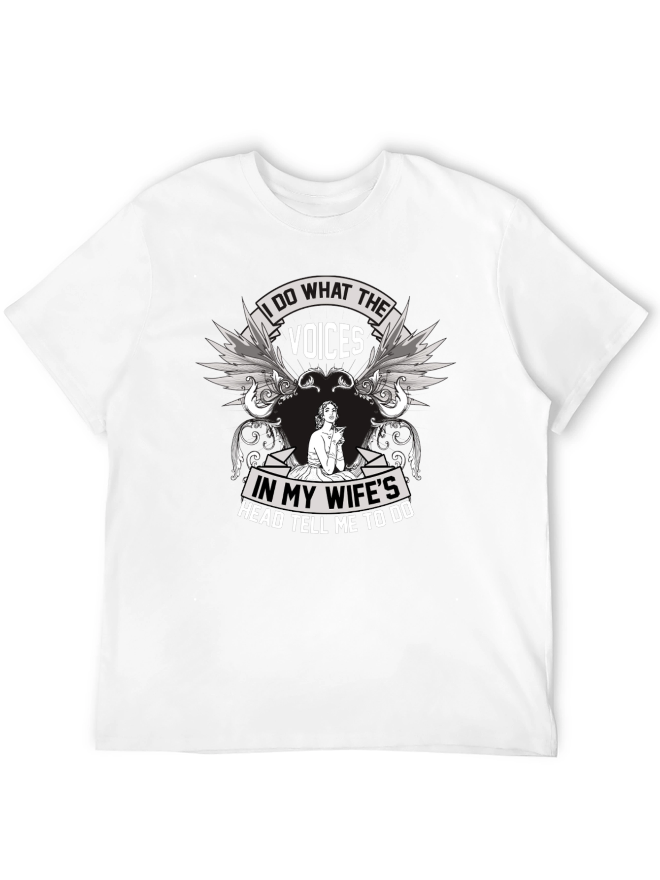 Humorous Voices Graphic T-Shirt