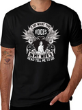 Humorous Voices Graphic T-Shirt
